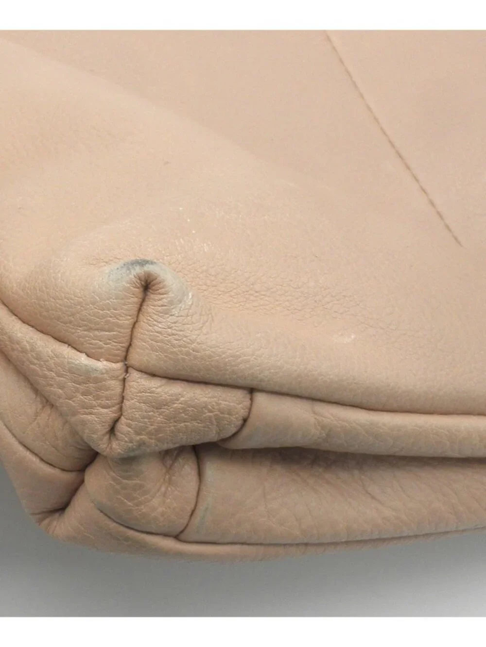Margot Peach Blush Leather Double Top Zip Crossbody Shoulder Bag Genuine Leather - Picture 15 of 16